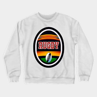 Rugby Emblem Crewneck Sweatshirt